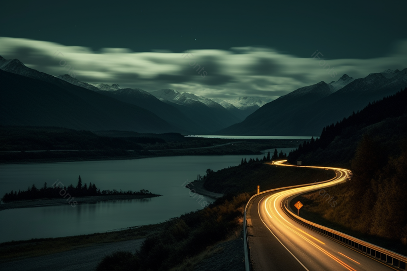旷野的群山交通运输道路自然景观风景图片摄影图,高清,摄影图,摄影图片,图片大全,摄影图免费下载